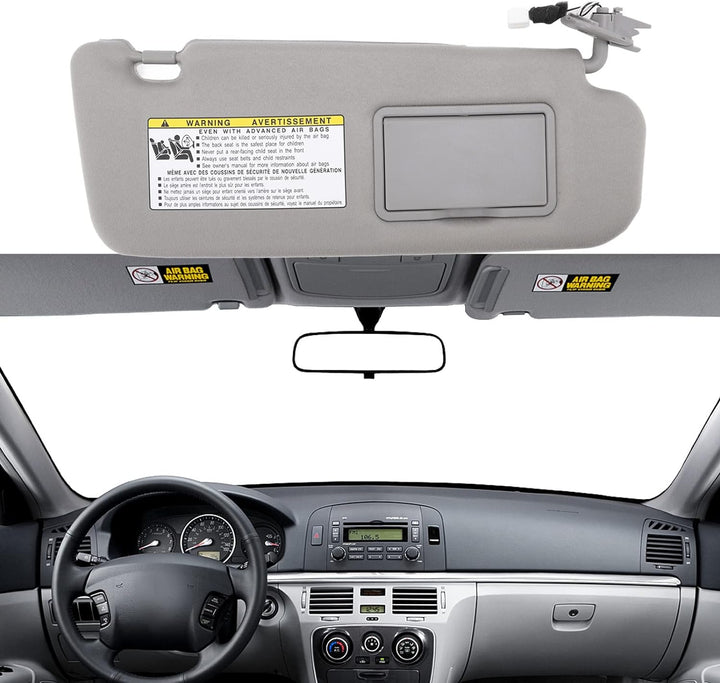 Auto-Sonnenblende, Sonnenblende, Grau, -blockierend, 852013K010QD, Ersatz für Sonata 2006-2008 (RECH