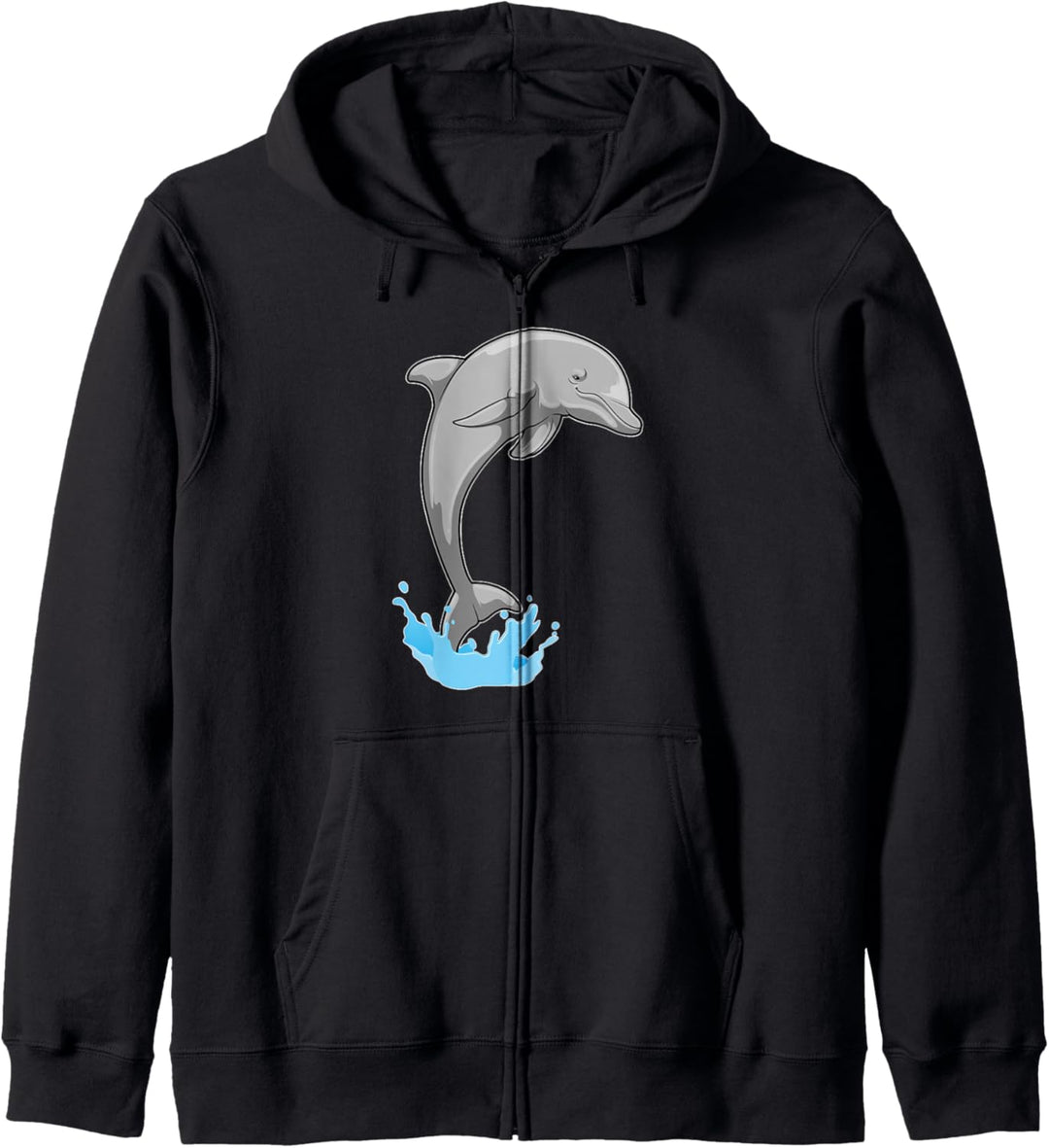 Delfin Wasser Kapuzenjacke