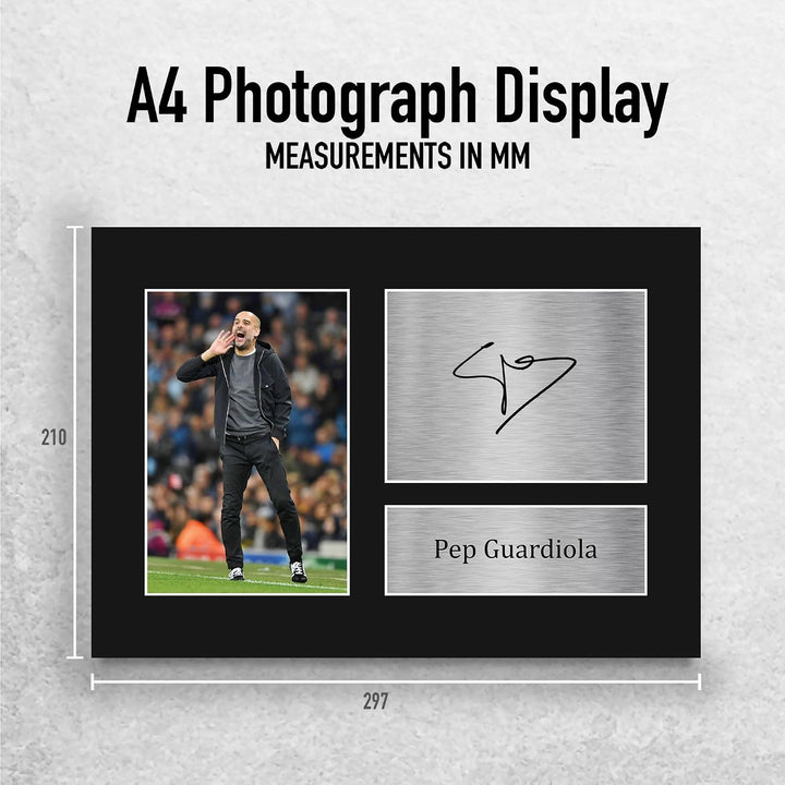 HWC Trading Pep Guardiola A4 Ungerahmt Signiert Gedruckt Autogramme Bild Druck-Fotoanzeige Geschenk