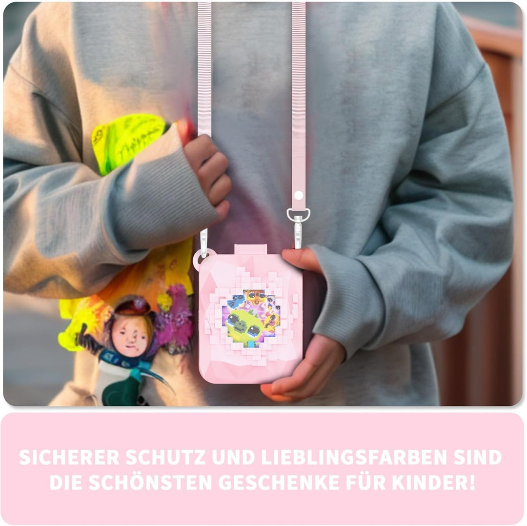 Digitale Haustier Silikon Schutzhülle für Bitzee Magicals, stossfest, Kratzfest, kommt mit hängendem