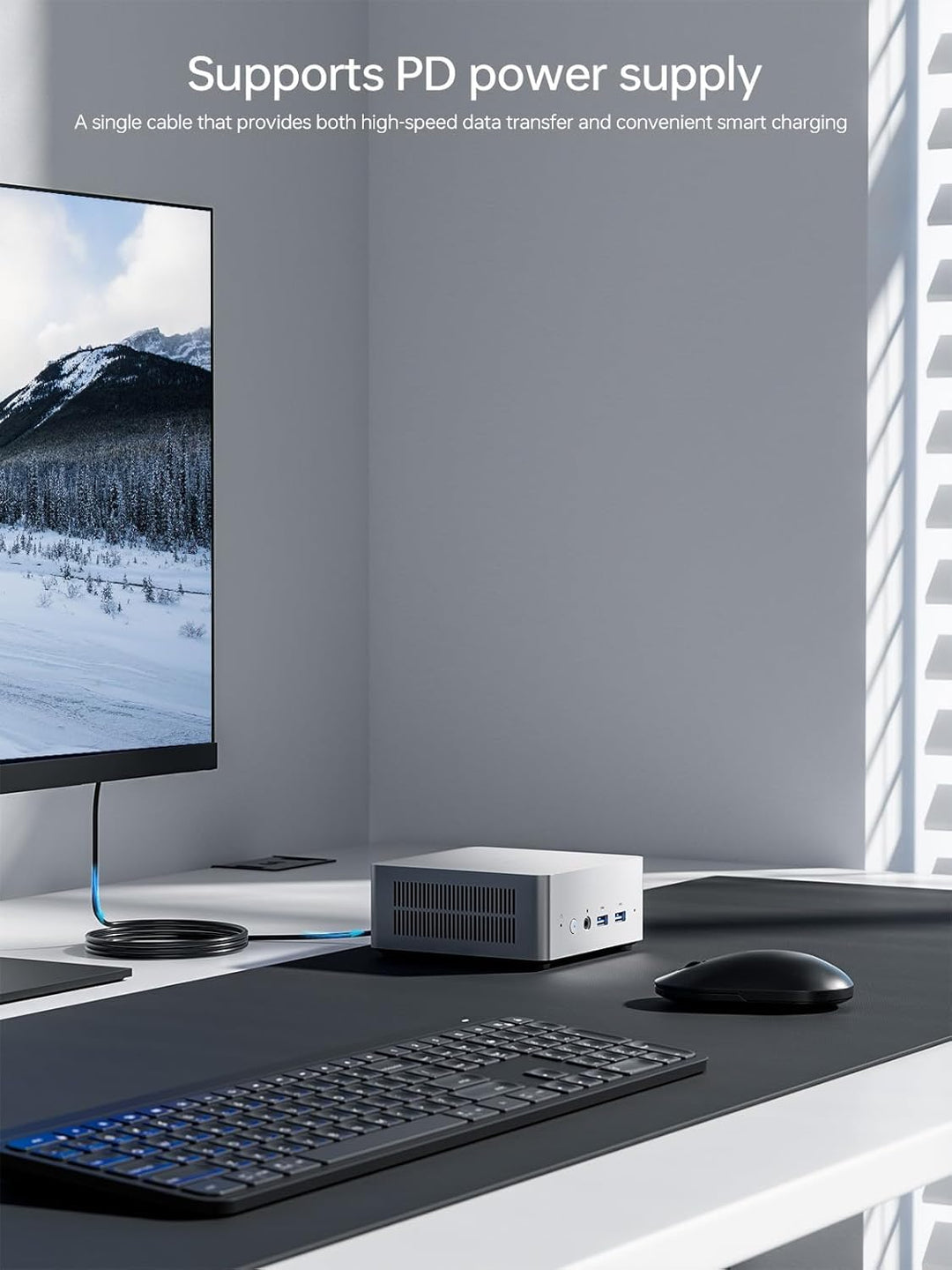 MINIS FORUM UN1290 Mini-PC, Intel Core i9 12900HK, 32 GB RAM, 1 TB SSD, 14 Core/20 Thread Desktop-PC