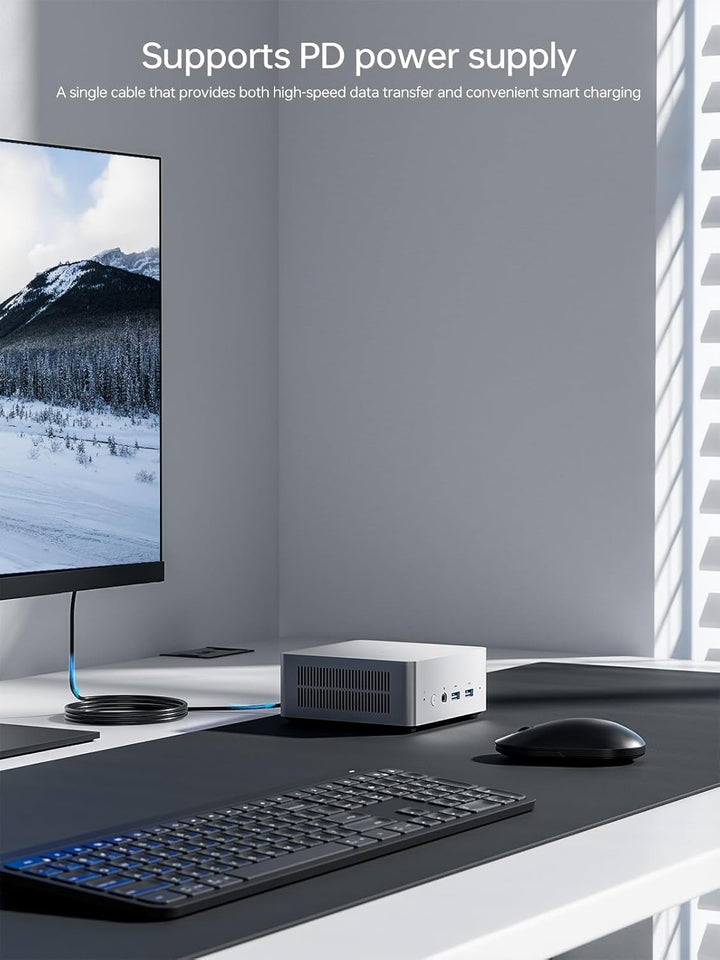 MINIS FORUM UN1290 Mini-PC, Intel Core i9 12900HK, 32 GB RAM, 1 TB SSD, 14 Core/20 Thread Desktop-PC