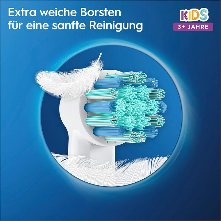 Oral-B Kids Star Wars Aufsteckbürsten für elektrische Zahnbürste, 8 Stück, extra weiche Borsten, Zah