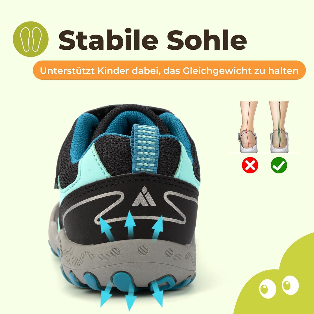 Mishansha Unisex-Kinder Turnschuhe Trekkingschuhe Mädchen Wanderschuhe Outdoor Sportschuhe 24-38 31