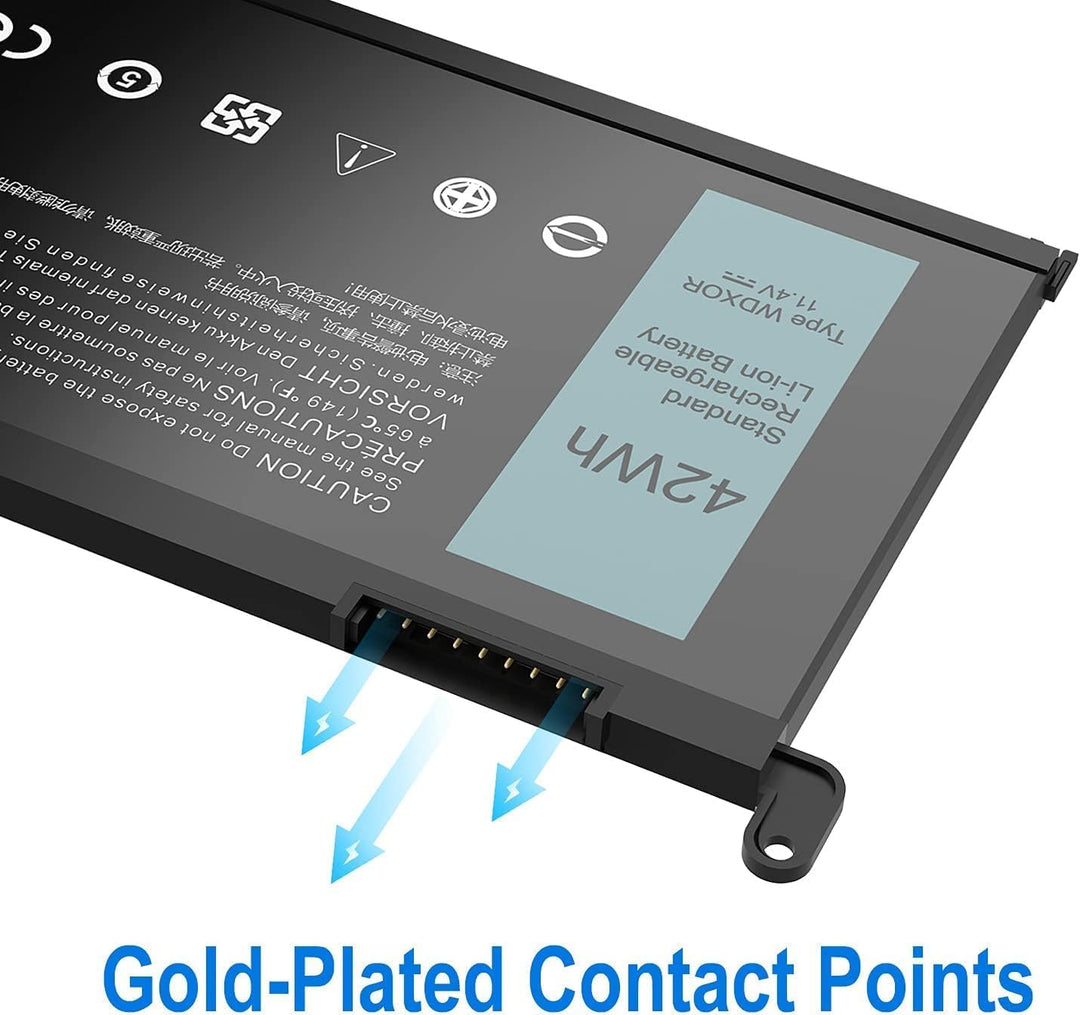 WDX0R Laptop-Akku Ersatz für Dell in spiron13 7368 7378 5379 5378 5378 543 Zoll Spiron 14 7560 7570