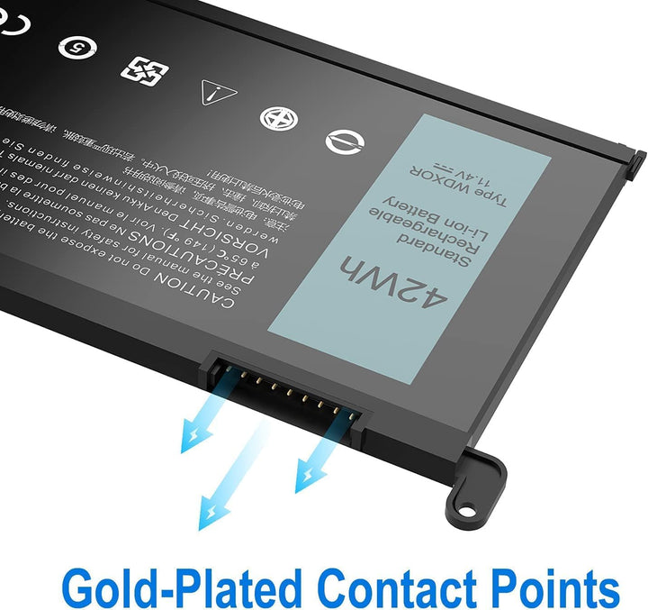 WDX0R Laptop-Akku Ersatz für Dell in spiron13 7368 7378 5379 5378 5378 543 Zoll Spiron 14 7560 7570