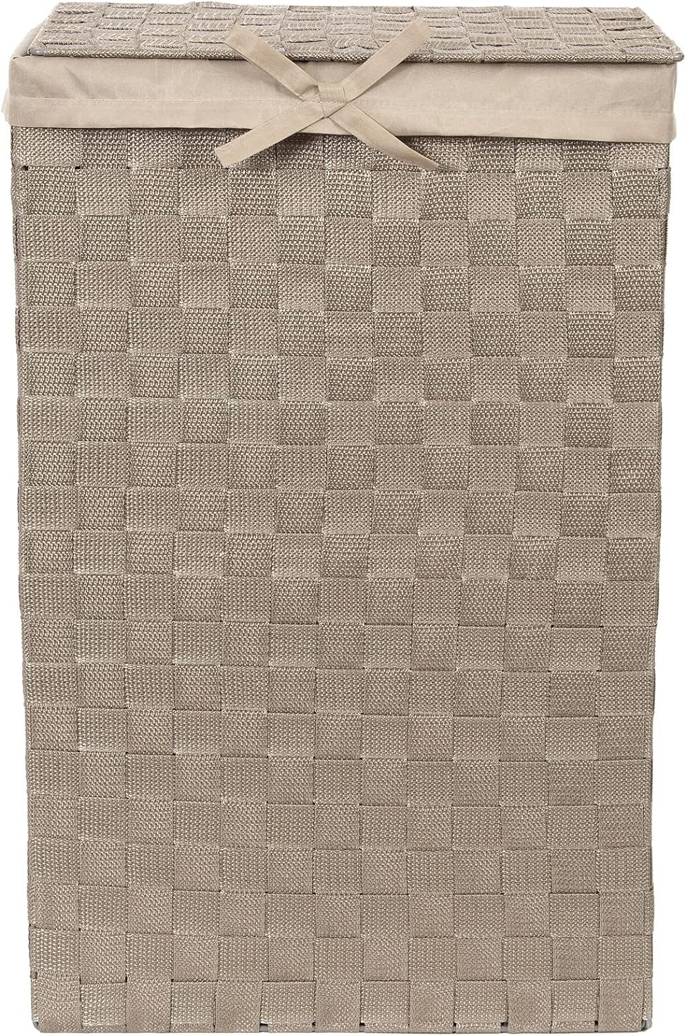 Compactor Wäschekorb Taupe 25 x 38 x H.60 cm, Taupe