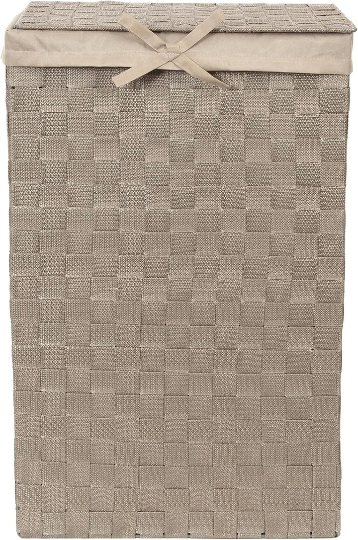 Compactor Wäschekorb Taupe 25 x 38 x H.60 cm, Taupe