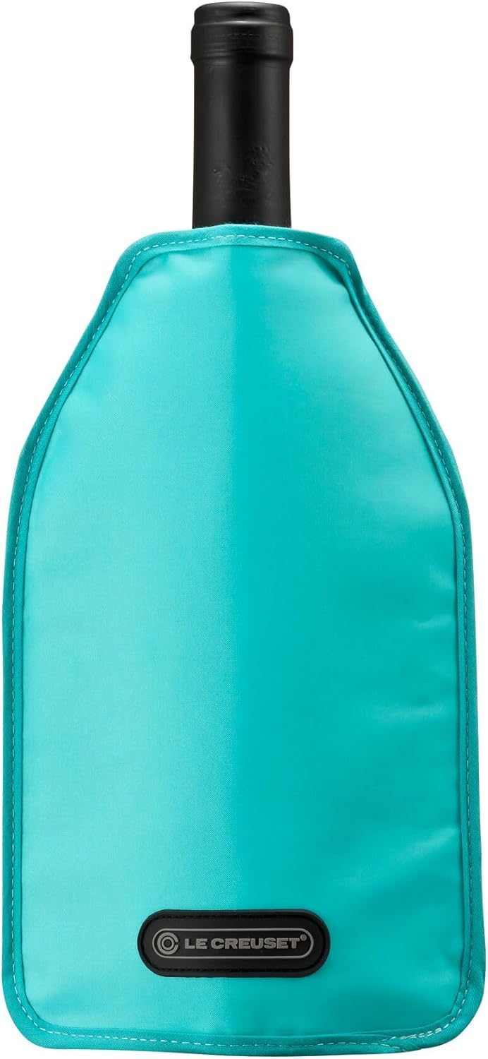 Le Creuset, Aktiv-Weinkühler für Wein oder Champagner, Karibik (Blau), Wasserabweisender Stoff, WA-1