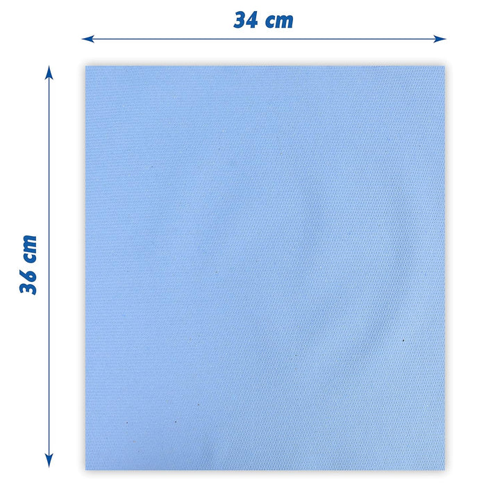Funny Putzpapierrollen, 3 lagig, blau, circa 36 cm, 1000 Blatt, 1er Pack (1 x 1 Stück)