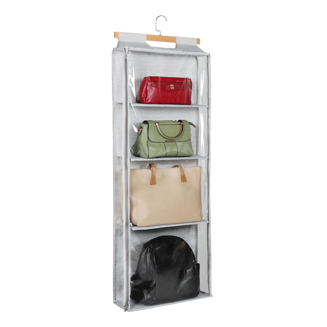 Syeeiex Hängend Handtaschen Aufbewahrung Organizer Mit zips, Kleiderschrank Organizer für Geldbörsen