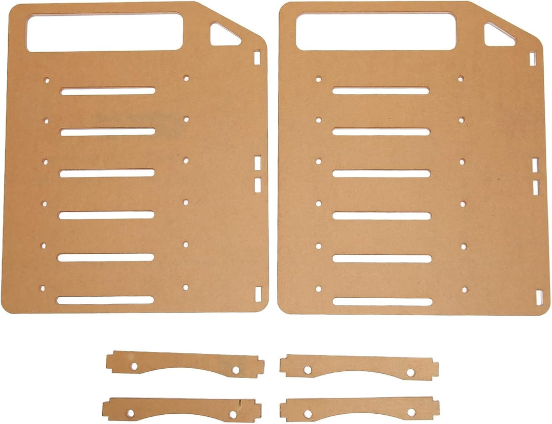 Bewinner 3,5 Zoll DIY-Festplatten Halterung, Mehrlagiges Genaues Montage Loch Acryl-Festplatten Stän