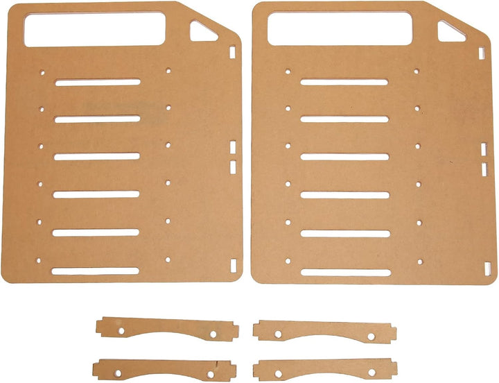 Bewinner 3,5 Zoll DIY-Festplatten Halterung, Mehrlagiges Genaues Montage Loch Acryl-Festplatten Stän