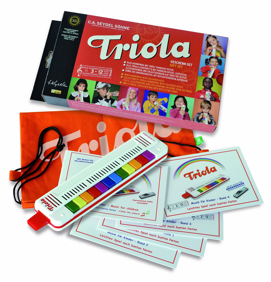 Triola by Seydel Triola-Komplettes Geschenkpaket mit 5 Notenheften Musizieren mit bunten Noten und T