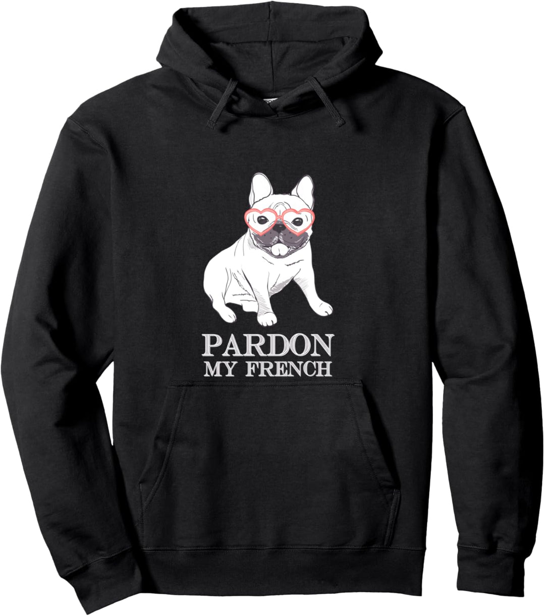 Damen Frenchie Mom Französische Bulldogge French Bulldog Pullover Hoodie