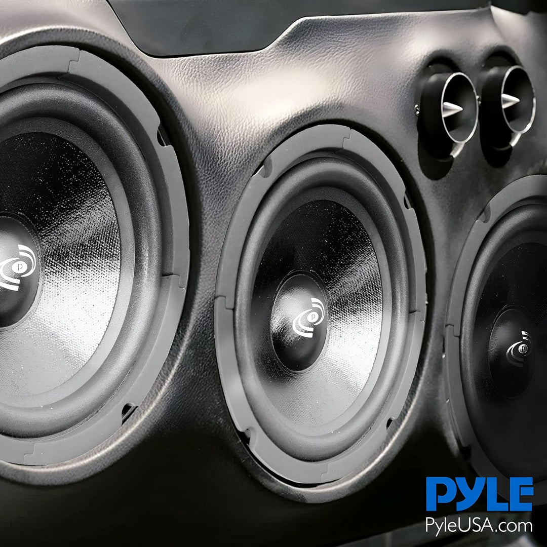 Pyle PDMR6 Auto-Audio-Lautsprecher, 16,5 cm, Mitteltöner, 300 Watt, hochleistungsfähige, versiegelte