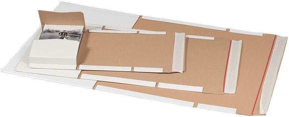 Universalverpackung Weiss A4 Multimediaverpackung Buchverpackung 25 Stück