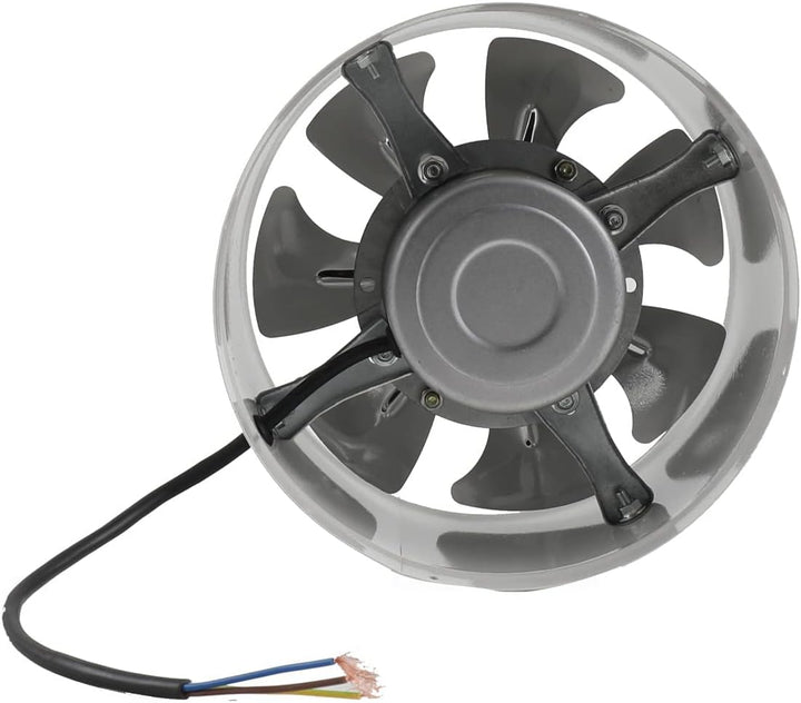 ECUTEE Rohrventilator Abluftventilator 8" Zuluft/Abluft Lüfter 200mm Inline-Rohrlüfter Luftabsauger