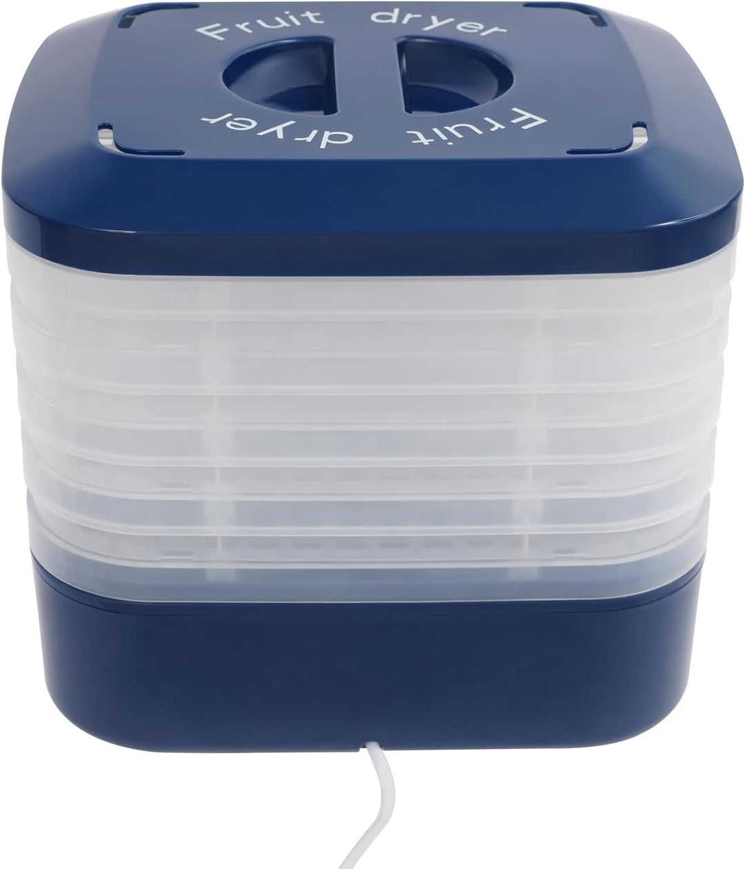Dörrautomat Edelstahl, 160W Dörrgerät mit 5 Tabletts, 48h-Timer Dehydrator mit LED-Anzeige für Leben