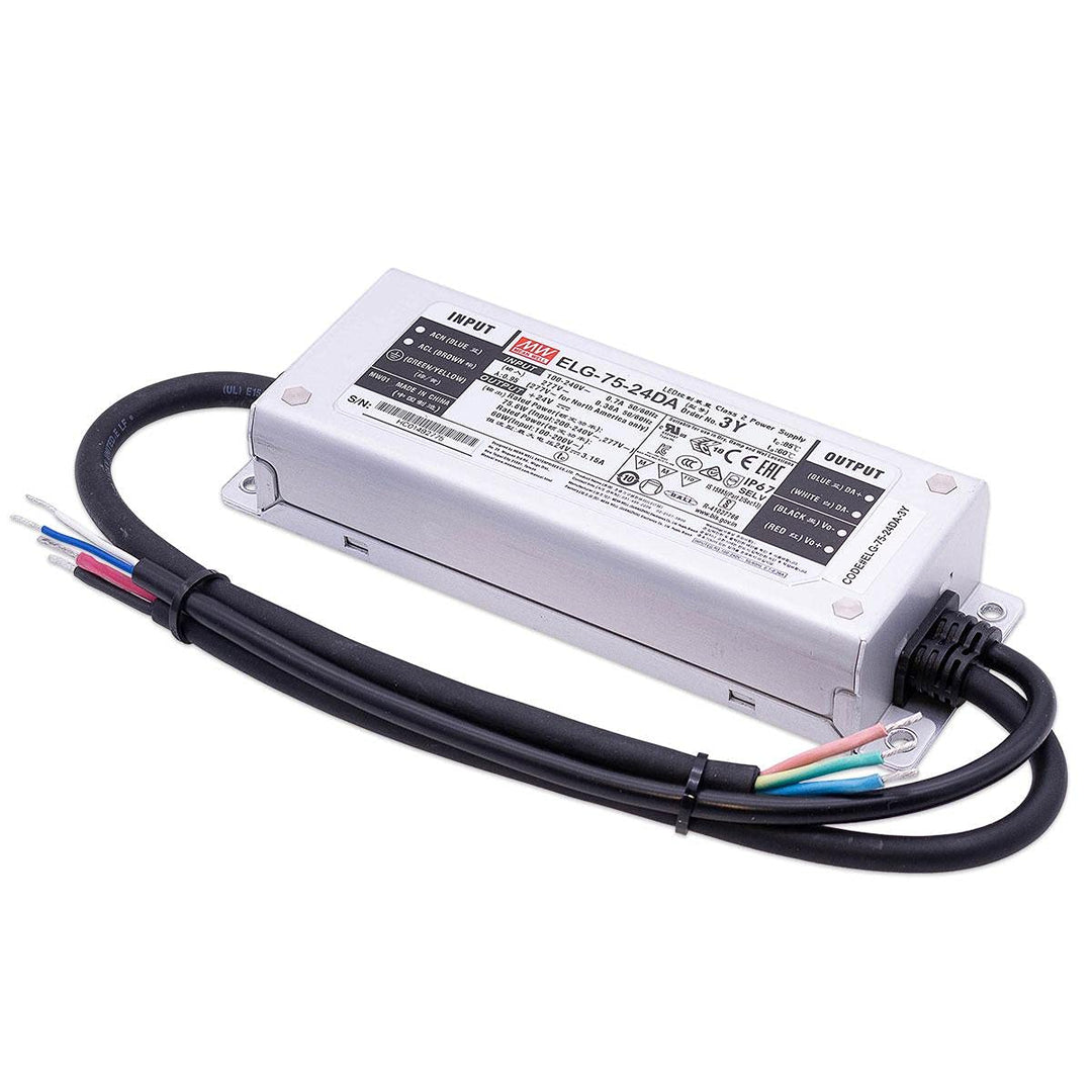 Mean Well ELG-75-24DA-3Y LED Netzteil dimmbar DALI 75.6W 24V 3.15A IP67 Schaltnetzteil CV