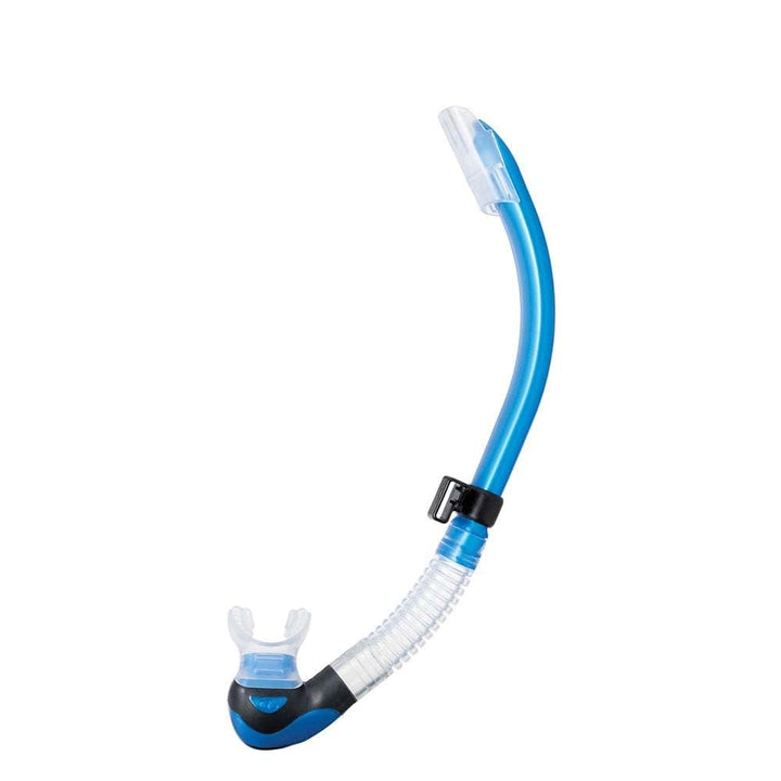 Tusa Platina 2 Hyperdry - Semi dry Trockenschnorchel Erwachsene profi silikon Blau (Fish Tail Blue),