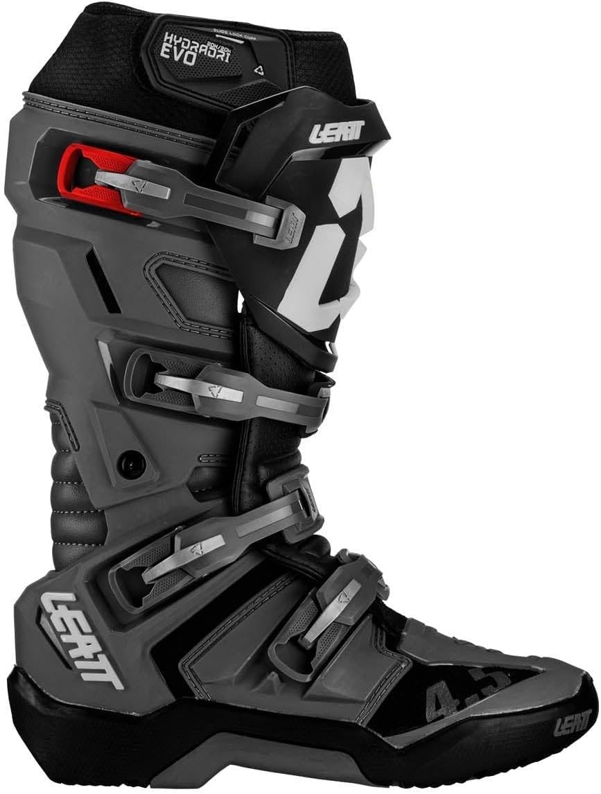 Leatt Unisex Motorradstiefel 45.5 EU Schwarz Grau, 45.5 EU Schwarz Grau