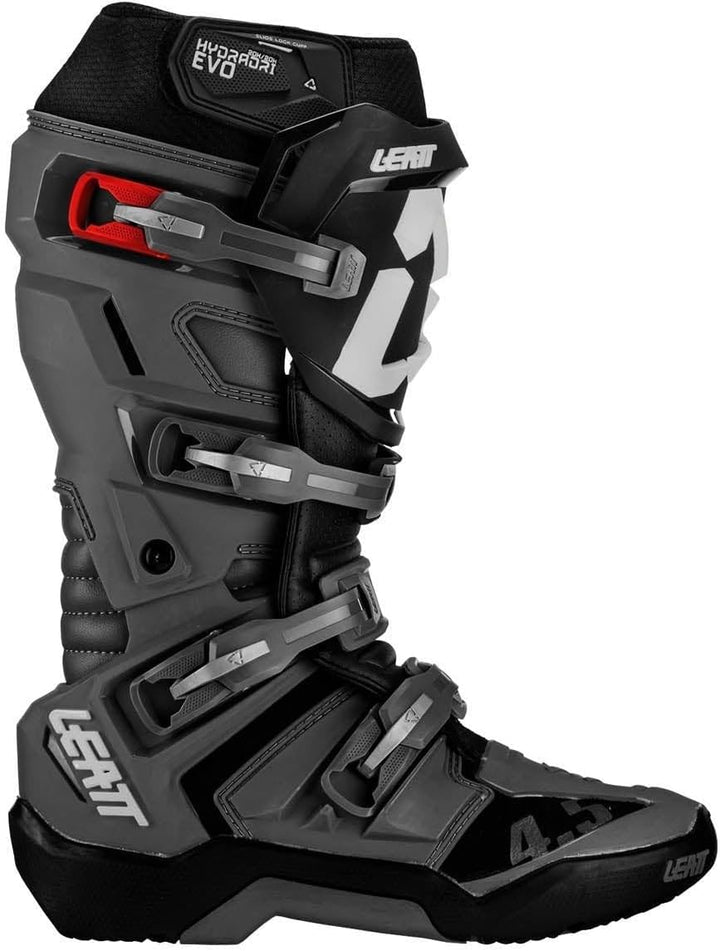 Leatt Unisex Motorradstiefel 45.5 EU Schwarz Grau, 45.5 EU Schwarz Grau