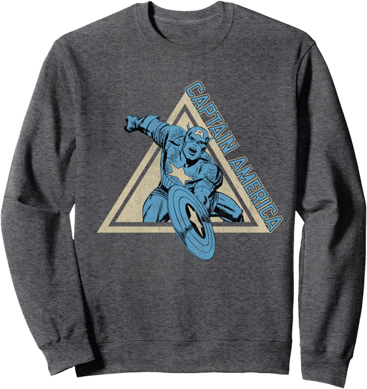 Marvel Captain America Triangle Portrait Sweatshirt