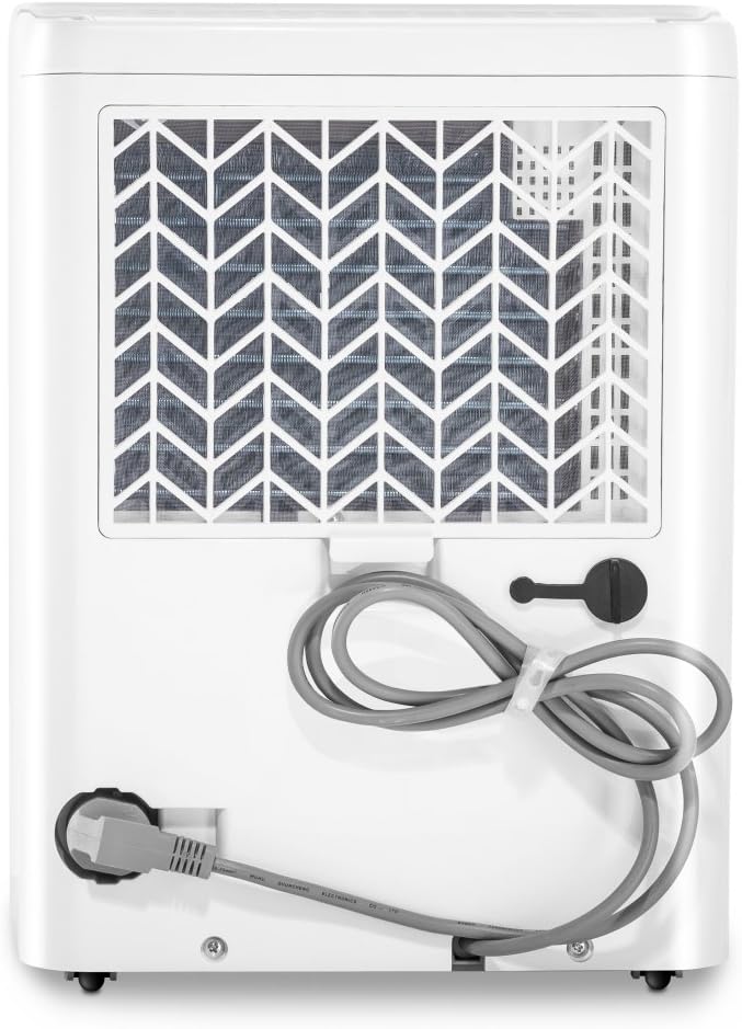 TROTEC Luftentfeuchter elektrisch TTK 32 E – Leistung 14 L/Tag – Fläche 15 m² / 37 m³ – mit Autoabsc