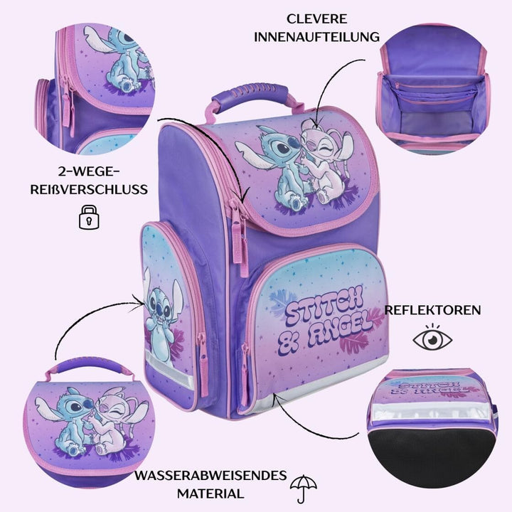 Undercover Schulranzen Set 1. Klasse - Personalisierter Inhalt mit Name - Schultasche Jungen Mädchen