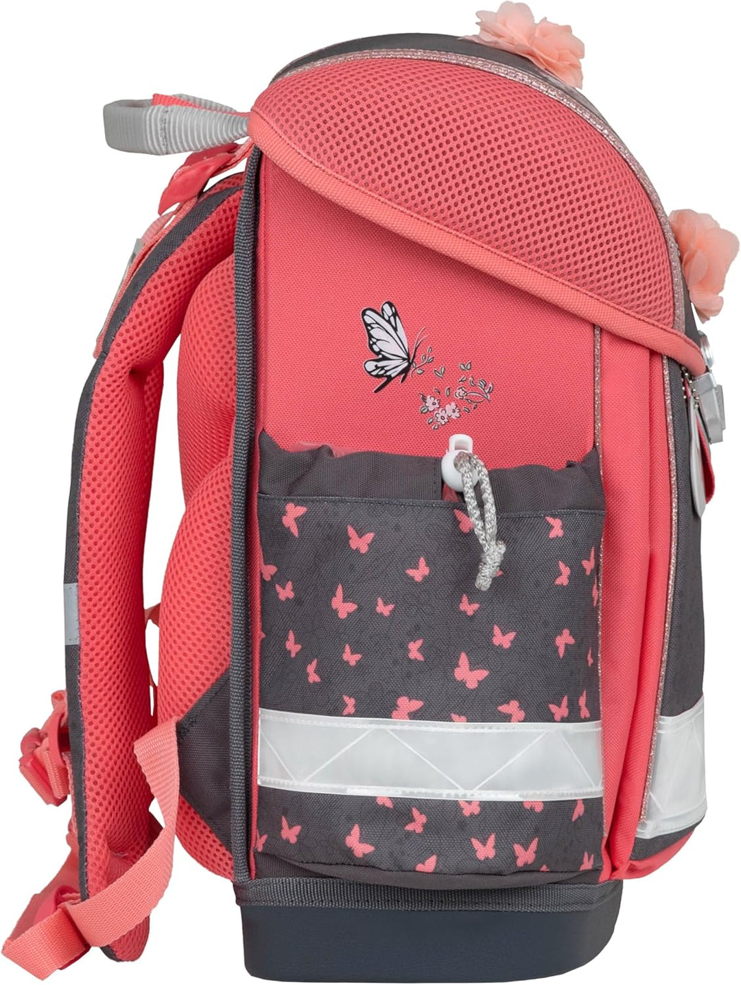 Belmil Classy Schulranzen Set 4 - teilig (403-13/AG/S) M Bloomy Blossom, M Bloomy Blossom