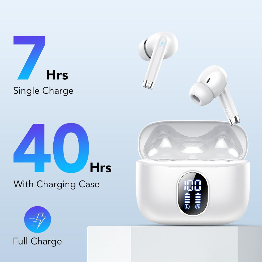 QXQ S26 Kopfhörer Kabellos Bluetooth 5.4 In Ear Noise Cancelling Headphones | Sport Kabellose Kopfhö
