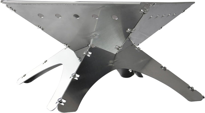 Winnerwell Flatfold Feuerstelle - Medium | Portable Edelstahl Feuer Pan