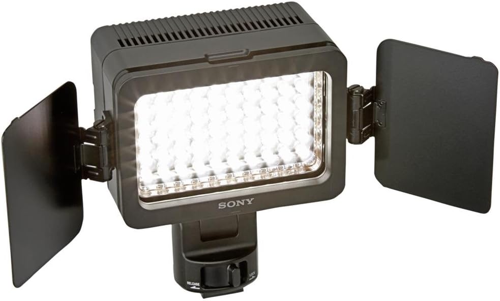 Sony HVL-LE1 LED Videoleuchte (bis zu 1800 Lux, schwenkbar, Dauerlicht, geeignet für Camcorder und K