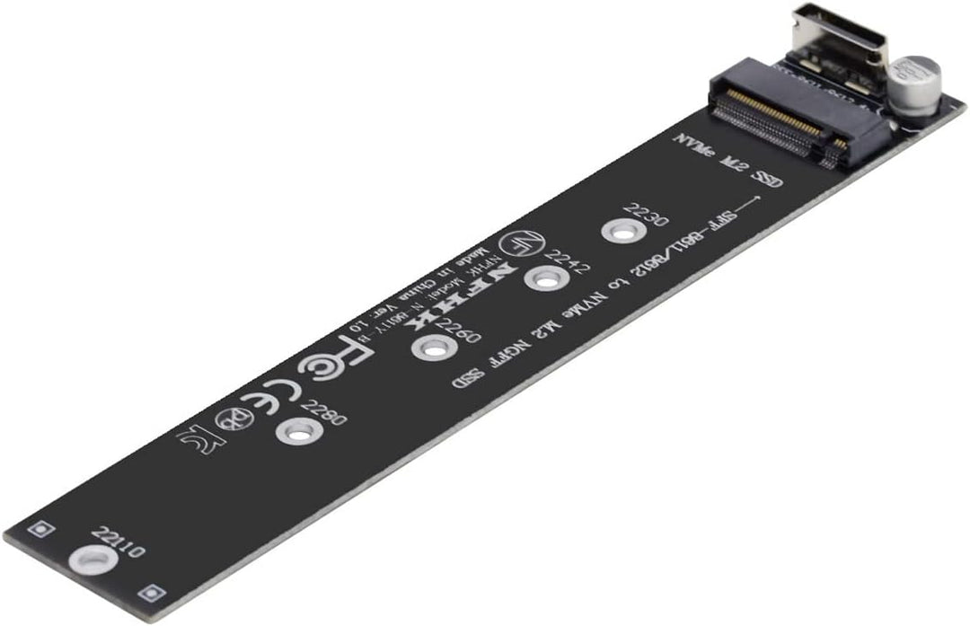 Cablecc Oculink SFF-8612 SFF-8611 auf M.2 Kit NGFF M-Key auf NVME PCIe SSD 2280 22110mm Adapter für