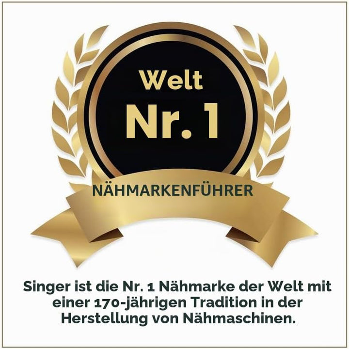 Singer 230128140 Nähmaschine, Kunststoff, Weiss, 45 x 22 x 35 cm, nähmaschine