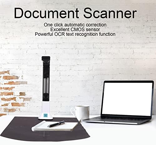 Goshyda USB-Dokumentenscanner, A4-Dokumentenkamera-Scanner mit Automatischer Fokussierung, 8 MP HD-B