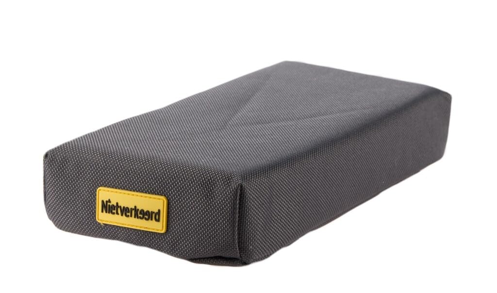 gepäckträgerkissen 32 cm Polyester dunkelgrau