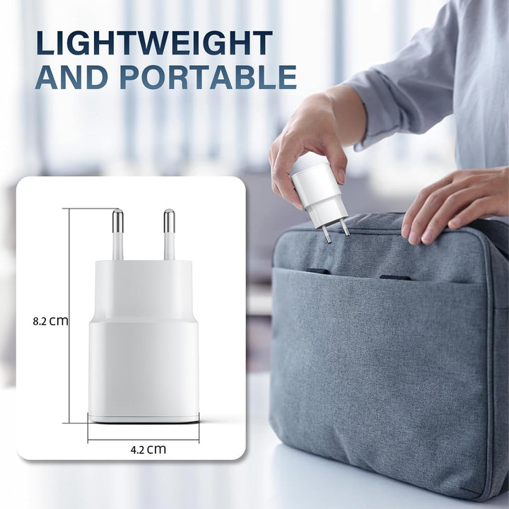 USB C Ladegerät, 25W PD 3.0 Power Adapter Ladekabel iPhone,2Pack Schnellladegerät Stecker mit 2M Kab
