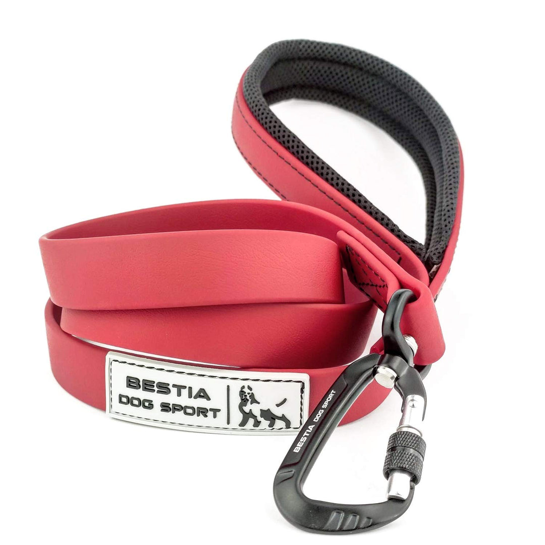 Bestia Dog Sport Tactical Leine Rot, Rot