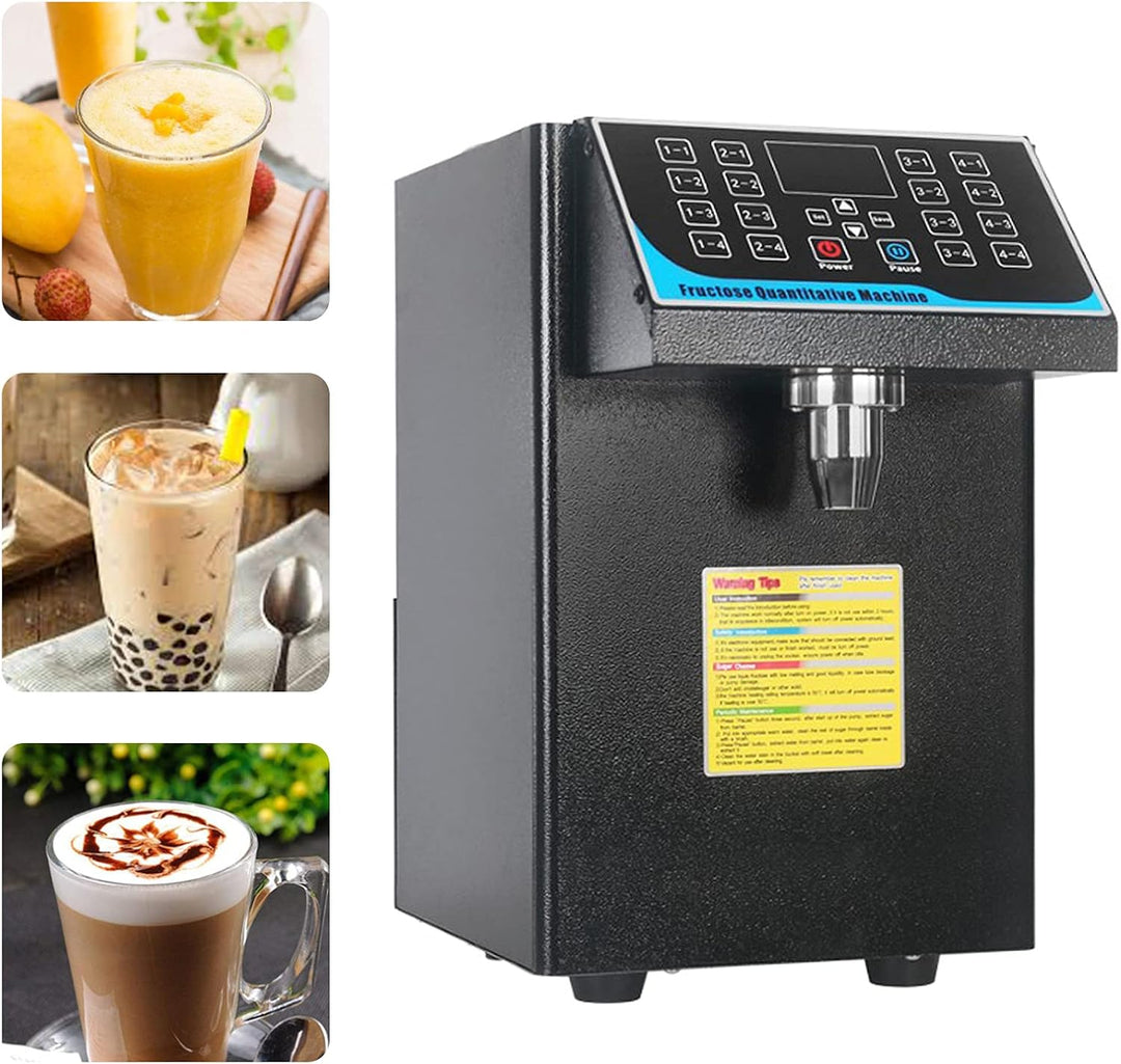 450W 7.5L Bubble Tea Fructose Quantitative Machine Zucker Dosiermaschine Edelstahl Sirup Dispenser B
