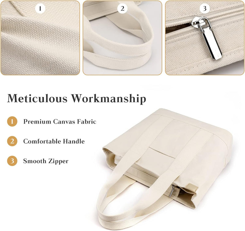 CORIOS Damen Henkeltaschen Canvas Tragetasche Grosse Kapazität Handtasche Multifunktionale Schultert