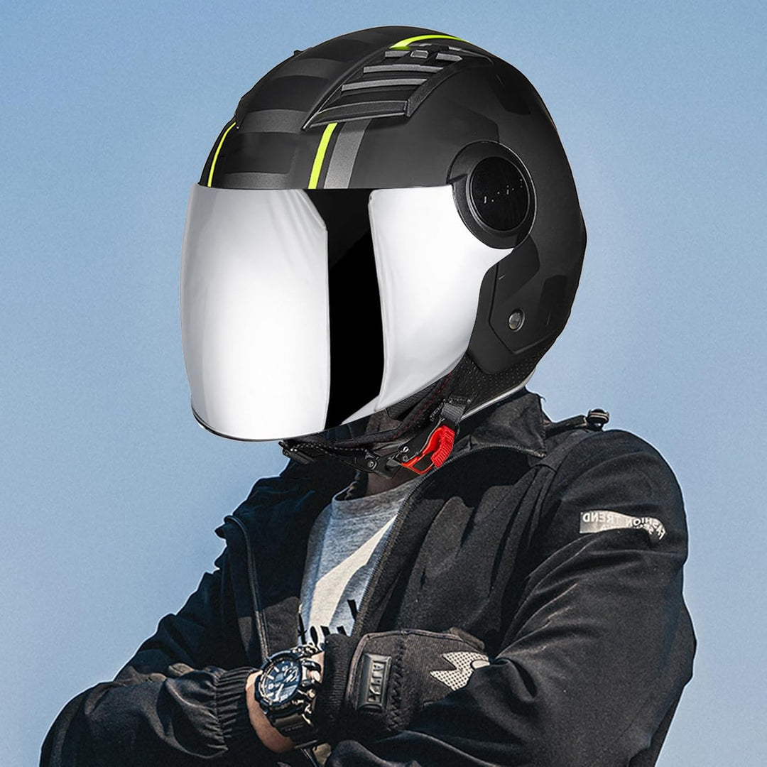 Helm Visier für LS2 of562,Motorrad Wind Schild Helm Objektiv Visier,Motorradhelm Visier,Integralhelm