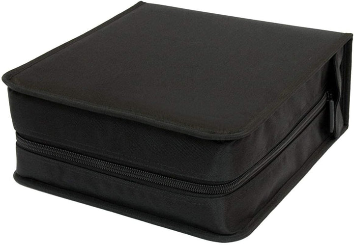 GOODS+GADGETS CD-Wallet/Mappe & DVD-Tasche aus robustem Nylon und Zwischenseiten aus Stoff, Disc-Org