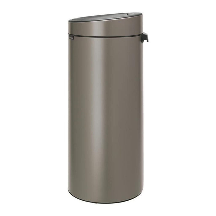 Brabantia 115363 Touch Bin New mit herausnehmbaren Kunststoffeinsatz, 30 L, Edelstahl, platinum, 32.