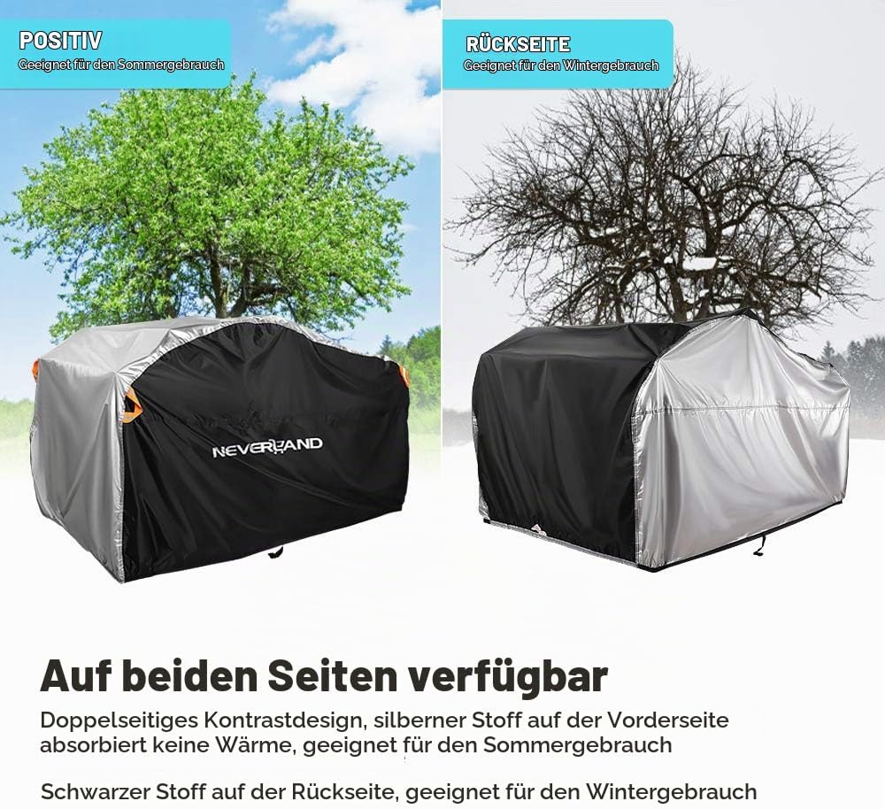 Neverland Quad Abdeckplane ATV Fahrzeug Quad Abdeckung Wasserdicht Abdeckplane für Quad Schutz Cover