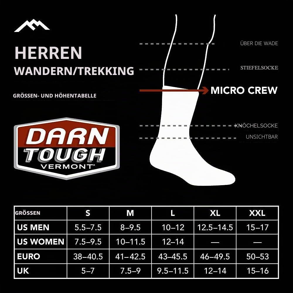 Darn Tough Herren Socken, XL denim