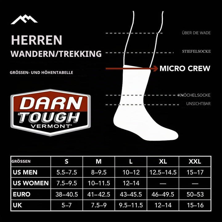 Darn Tough Herren Socken, XL denim