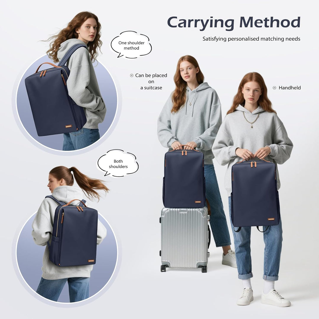 Stilvoller Laptop Rucksack für Damen von Fluggesellschaften zugelassen, Perfekt für die Arbeit das C