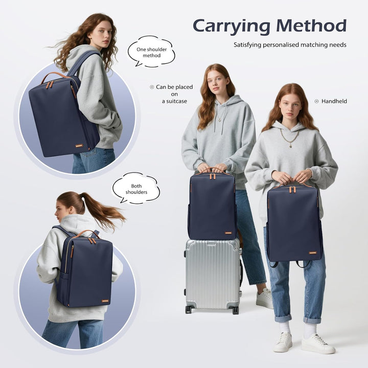 Stilvoller Laptop Rucksack für Damen von Fluggesellschaften zugelassen, Perfekt für die Arbeit das C